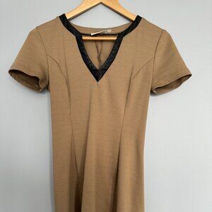 RD Style - Brown V-Neck Dress